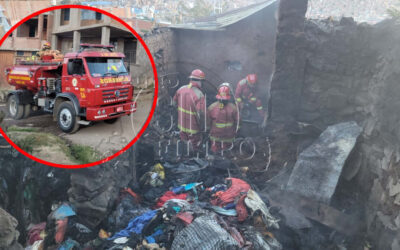 RECICLADOR MUERE CALCINADO TRAS INCENDIO QUE ARRASÓ SU VIVIENDA