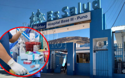 PUNO: DERRAME DE SUSTANCIA QUÍMICA EN HOSPITAL DE ESSALUD DEJA DOS TRABAJADORES HERIDOS Y OBLIGA AL CIERRE DEL LABORATORIO