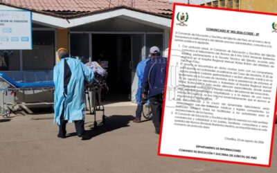 PUNO: INVESTIGAN FALLECIMIENTO DE ALUMNO DE LA ESCUELA TÉCNICA DEL EJÉRCITO EN EL HOSPITAL MANUEL NÚÑEZ BUTRÓN
