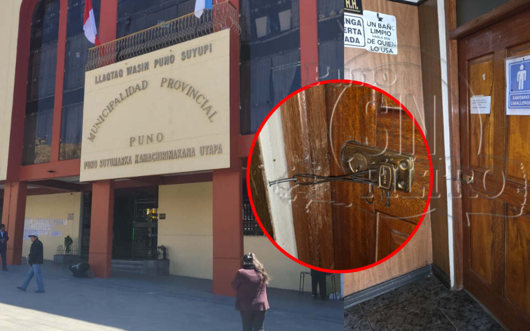 EMSA PUNO CORTÓ EL SERVICIO DE AGUA AL MUNICIPIO PROVINCIAL Y OBLIGA A CLAUSURAR LOS SERVICIOS HIGIÉNICOS POR EXORBITANTE DEUDA