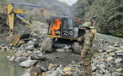 GOLPE A LA MINERÍA ILEGAL: POLICÍA DESTRUYE MAQUINARIA VALORIZADA EN MÁS DE S/ 4.4 MILLONES EN SANDIA