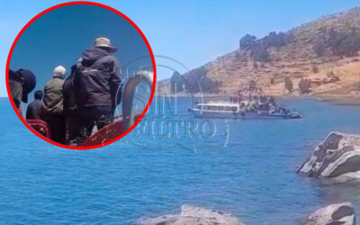 FAMILIARES BUSCAN POR SU CUENTA A DOS ADOLESCENTES DESAPARECIDOS TRAS NAUFRAGIO EN EL LAGO TITICACA