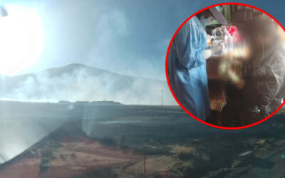 PICHACANI: ANCIANO SUFRE GRAVES QUEMADURAS TRAS INCENDIO FORESTAL PROVOCADO EN HUARIJUYO