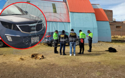 DESMANTELAN CAMIONETA Y LA ABANDONAN JUNTO AL TEMPLO NIÑO SAN SALVADOR DE ALTO PUNO